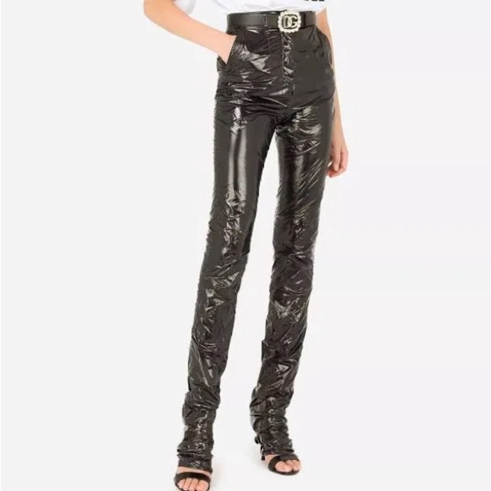 NWT - Dolce & Gabbana vinyl pants